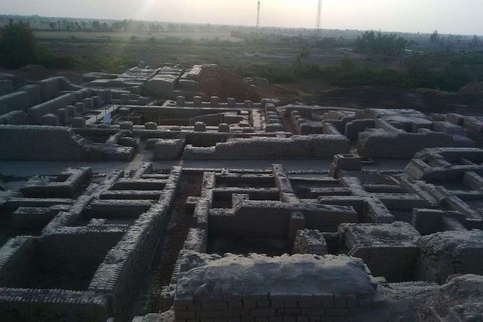 Mohenjo-Daro archaeological site view